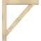 Ekena Millwork Traditional Block Rough Sawn Bracket w/ Offset Brace, Douglas Fir, 6"W x 36"D x 40"H BKT0604X36X40TRA05RDF - alternate 2